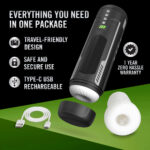 M For Men - Master Blaster - USB Rechargeable Vibrating & Sucking Auto Stroker - Image 7