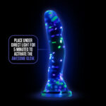 Neo Elite Glow Hanky Panky - Glow In Dark Clear 19 cm Dong - Image 3