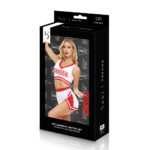 BACI DREAMS Gameday Hottie Set - White/Red Cheerleader Costume - One Size - Image 3
