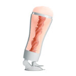 CRAZY BULL Flora Stroker - Flesh Squeezable Vagina Stroker with Suction Base - Image 3