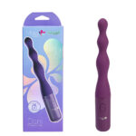Maia DANI - Purple 17.8 cm USB Rechargeable Beaded Vibrator