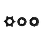 Maia MANZO - Black Silicone Cock Rings - Set of 3 - Image 2