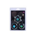 Maia MANZO - Black Silicone Cock Rings - Set of 3 - Image 3