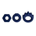 Maia LONZO - Blue Silicone Cock Rings - Set of 3 - Image 2