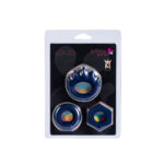 Maia LONZO - Blue Silicone Cock Rings - Set of 3 - Image 3