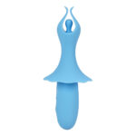 Maia SIENNA - Blue - Blue 15.2 cm USB Rechargeable Fluttering Bullet - Image 4