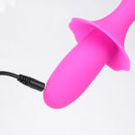 Maia SIENNA - Pink - Pink 15.2 cm USB Rechargeable Fluttering Bullet - Image 3
