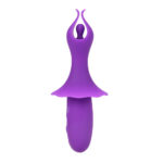 Maia SIENNA - Purple - Purple 15.2 cm USB Rechargeable Fluttering Bullet - Image 4