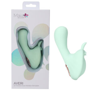 Maia Averi Dual-Motor Vibrator, Green