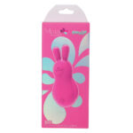 Maia BRI - Pink - Pink 9 cm USB Rechargeable Vibrating Bunny Bullet - Image 5