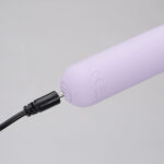 Maia TAWNI - Lavender - Lavender 9 cm USB Rechargeable Bullet with Flickering Tip - Image 3
