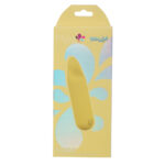 Maia TAWNI - Yellow - Yellow 9 cm USB Rechargeable Bullet with Flickering Tip - Image 5