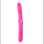 Maia ZENA - Pink - Pink 35.5 cm USB Rechargeable Dual Thrusting Double Ended Vibrator - Image 2