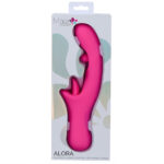 Maia ALORA - Pink 24.1 cm USB Rechargeable Rotating & Licking Vibrator - Image 4