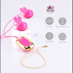 Maia MOLLI - Pink - Pink USB Rechargeable Vibrating Nipple Clamps & Necklace - Image 5