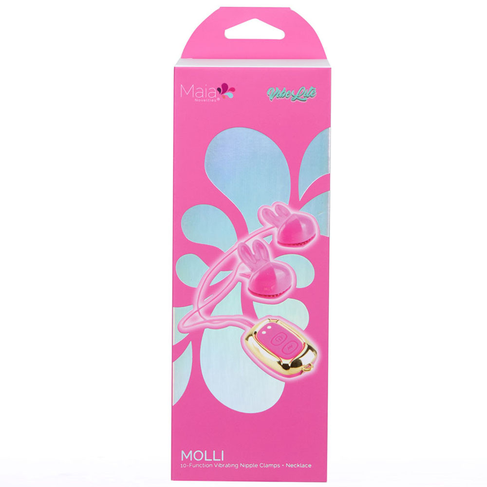 Maia Molli Vibrating Nipple Clamps & Necklace - Image 6