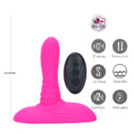 Maia ADIRA - Pink USB Rechargeable Thrusting Vibrator with Wireless Remote - Image 3