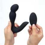 Maia COLTON - Black - Black USB Rechargeable Vibrating Prostate Massager with Wireless Remote - Image 2