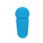 Maia INDI - Blue 7.6 cm USB Rechargeable Mini Vibrating Wand - Image 4