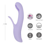 Maia CHARLI - Lavender 22.9 cm USB Rechargeable Flapping & Tapping Rabbit Vibrator - Image 3