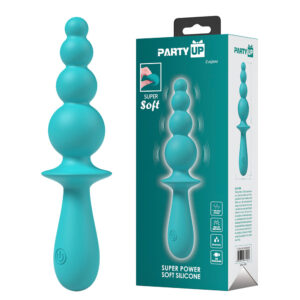 Party Up EVAJANE Beaded Vibrator – Teal