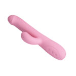 Party Up DEAN Wavy Rotation Vibe - Pink - Pink 23.8 cm USB Rechargeable Rotating Rabbit Vibrator - Image 4