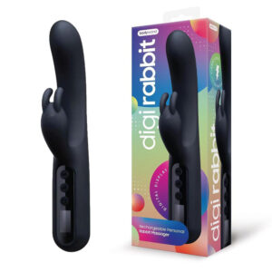Bodywand Digi Rabbit Vibrator - Black