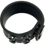 Boneyard Silicone Ball Strap Black - Black 3-Snap 4 cm Adjustable Ball Stretcher Ring - Image 2