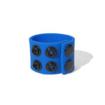 Boneyard Silicone Ball Strap Blue - Blue 3-Snap 4 cm Adjustable Ball Stretcher Ring - Image 2