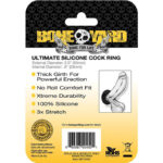 Boneyard Ultimate Silicone Ring Black - Black 50mm Cock Ring - Image 2