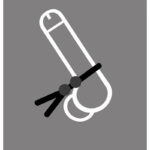 Boneyard Cock Leash Double - Black Adjustable Cock Lasso Ring - Image 5