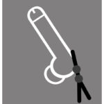 Boneyard Cock Leash Double - Black Adjustable Cock Lasso Ring - Image 6