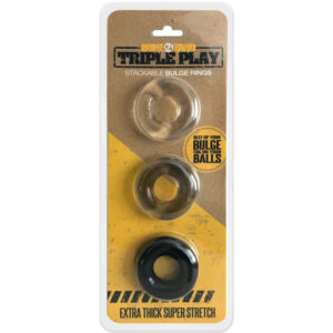 Boneyard Triple Play Cock Ring 3-Pack