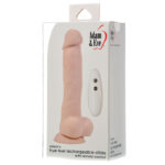 Adam & Eve Adam's True Feel Rechargeable Dildo - Flesh 17.8 cm (7'') USB Rechargeable Vibrating Dong - Image 5
