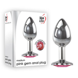 Adam & Eve Pink Gem Anal Plug – Medium
