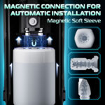 CyberSkin The Titan - Black USB Rechargeable Thrusting & Vibrating Auto Masturbator with Heater - Image 6