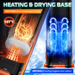 CyberSkin The Titan - Black USB Rechargeable Thrusting & Vibrating Auto Masturbator with Heater - Image 7