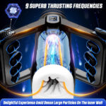 CyberSkin The Wing - Black USB Rechargeable Thrusting & Massaging Auto Masturbator with Heater - Image 5