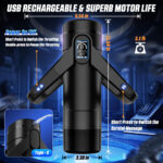 CyberSkin The Wing - Black USB Rechargeable Thrusting & Massaging Auto Masturbator with Heater - Image 8