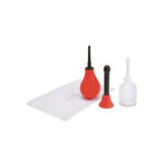 CleanScene 5 Piece Anal Douche Set with Classic & Flared Tips - 200 ml Capacity with Free Travel Douche Included - Image 2