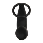 Adam & Eve Adam's Rechargeable Prostate Pleaser & C-Ring - Black USB Rechargeable Anal Plug with Cock Ring - Image 3