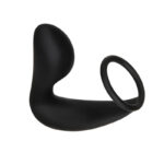 Adam & Eve Adam's Rechargeable Prostate Pleaser & C-Ring - Black USB Rechargeable Anal Plug with Cock Ring - Image 8