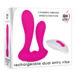 Adam & Eve Rechargeable Dual Entry Vibe – Pink