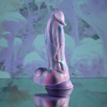 Evolved MYTHICAL - Multicoloured 22.6 cm USB Rechargeable Vibrating Fantasy Dildo with Remote - Image 5