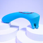 Evolved HEADS OR TAILS - Blue 19.3 cm USB Rechargeable Dual Ended Massager - Image 4