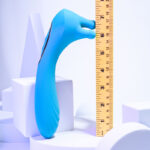 Evolved HEADS OR TAILS - Blue 19.3 cm USB Rechargeable Dual Ended Massager - Image 8
