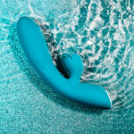 Evolved FIERCE FLICKER - Blue 19.5 cm USB Rechargeable Rabbit Flicker Vibrator - Image 2