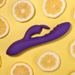 Evolved WAVY RABBIT - Purple 20.6 cm USB Rechargeable Rabbit Vibrator - Image 2