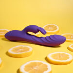 Evolved WAVY RABBIT - Purple 20.6 cm USB Rechargeable Rabbit Vibrator - Image 3