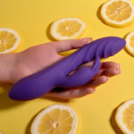 Evolved WAVY RABBIT - Purple 20.6 cm USB Rechargeable Rabbit Vibrator - Image 4